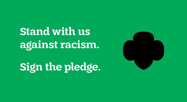 Stand with us against racism. Sign the pledge.
